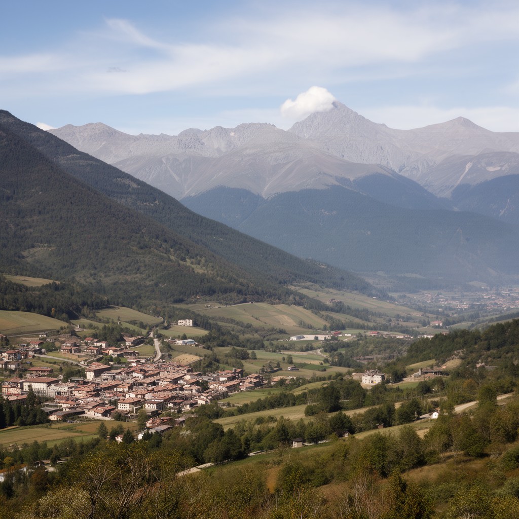 AI-generated illustration of County of Cerdanya