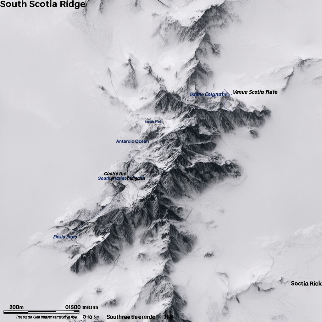 AI-generated illustration of South Scotia Ridge
