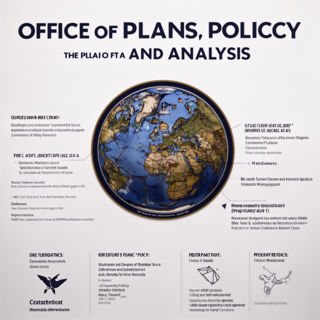 AI-generated illustration of Office of Plans, Policy, and Analysis