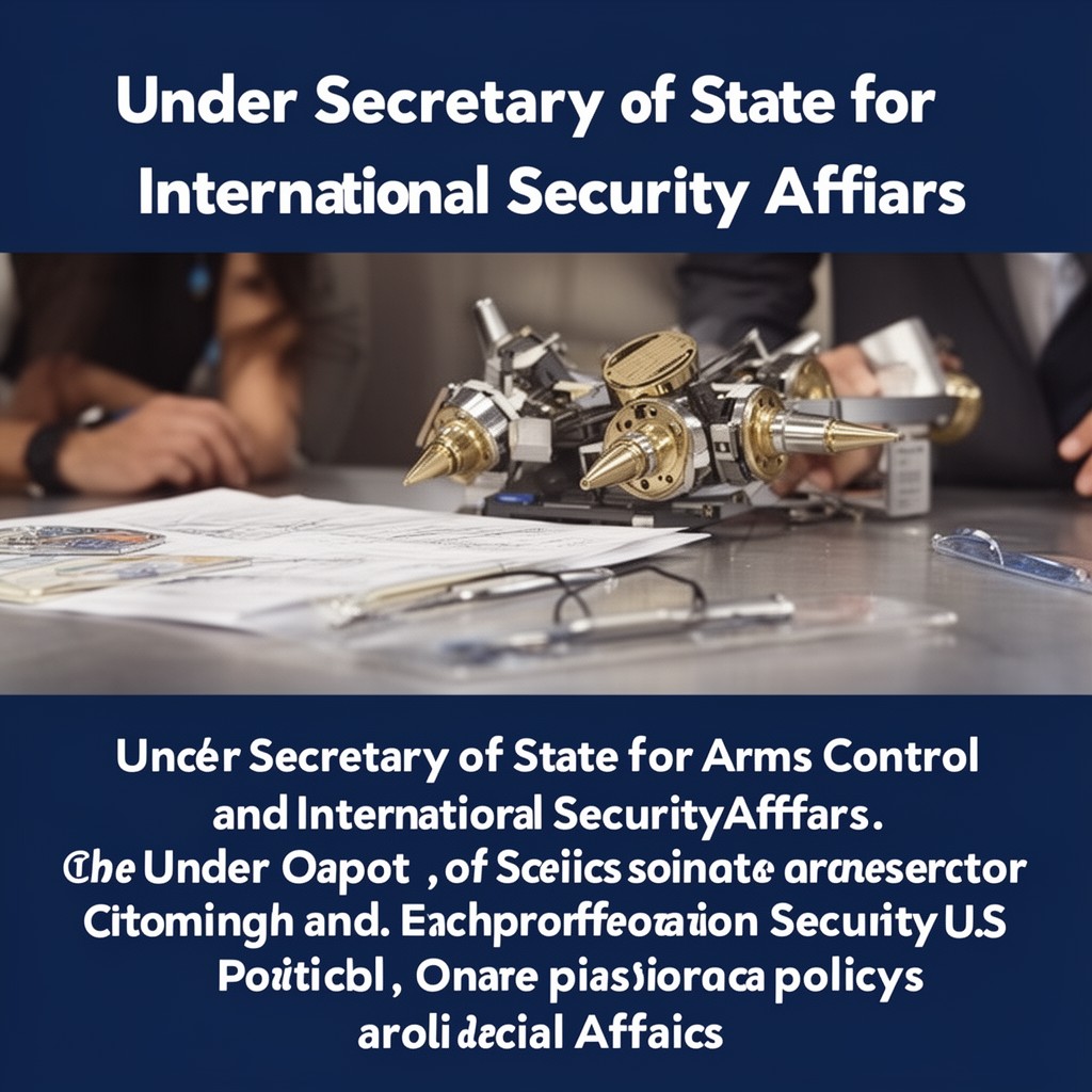 AI-generated illustration of Under Secretary of State for Arms Control and International Security Affairs