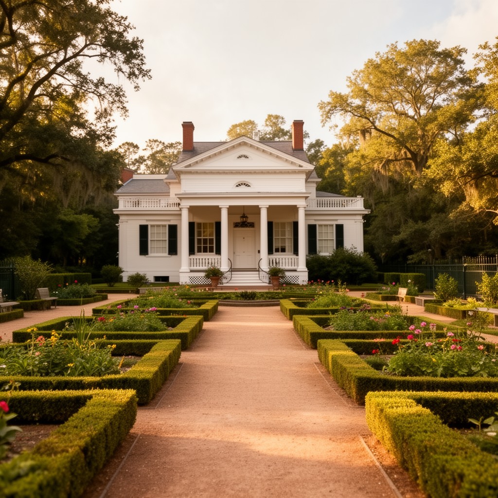 AI-generated illustration of Oatlands Historic House and Gardens