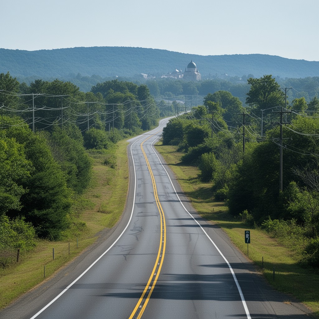 AI-generated illustration of Virginia State Route 7