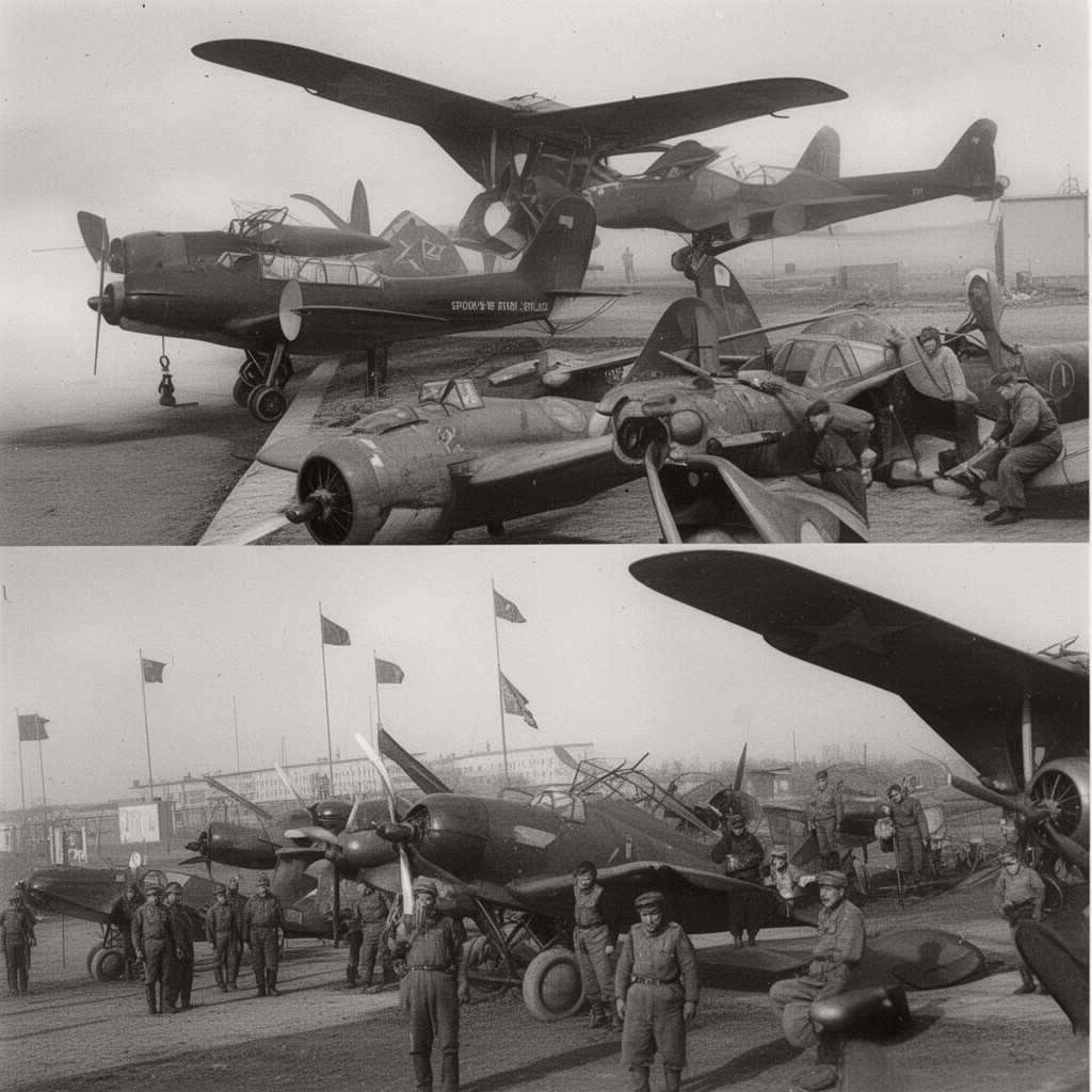 AI-generated illustration of Southwestern Front Air Forces