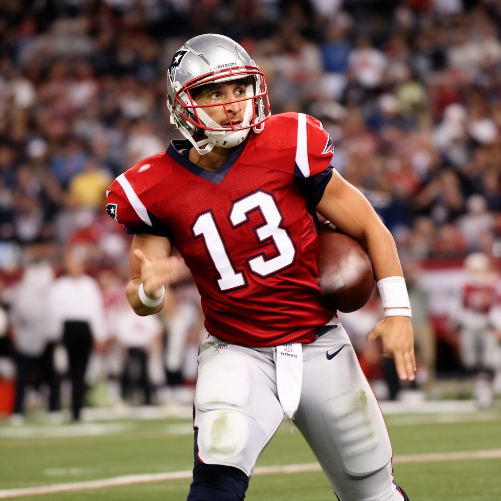 AI-generated illustration of Wes Welker