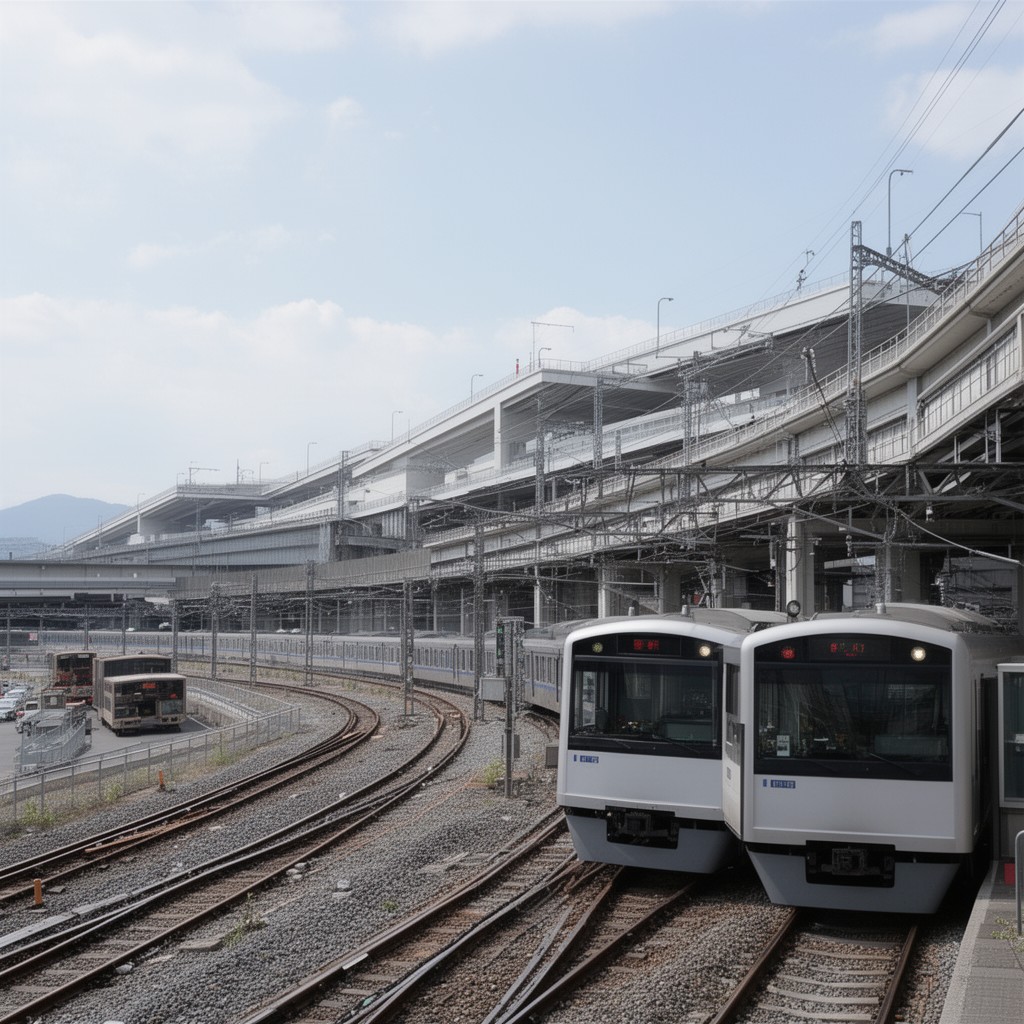 AI-generated illustration of West Japan Railway Company