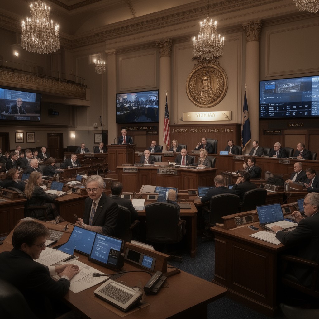 AI-generated illustration of Jackson County Legislature