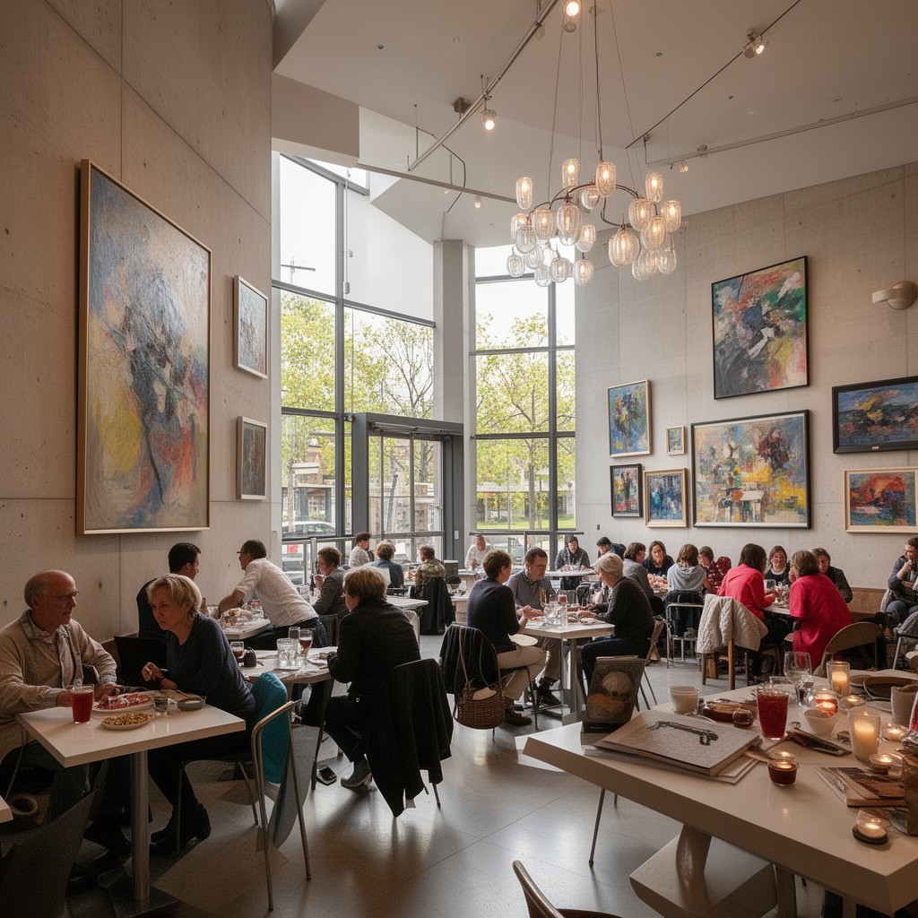 AI-generated illustration of Café Sebastienne