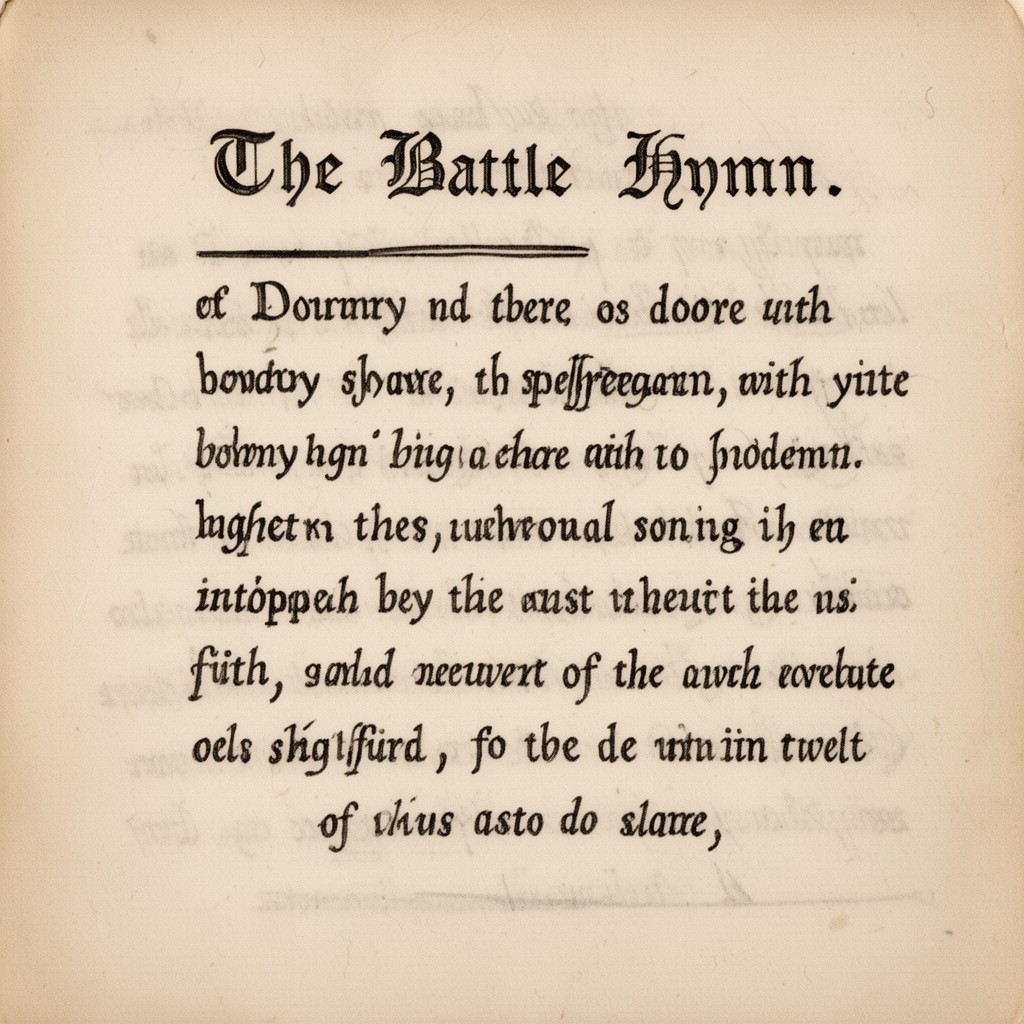 AI-generated illustration of The Battle Hymn of the Republic