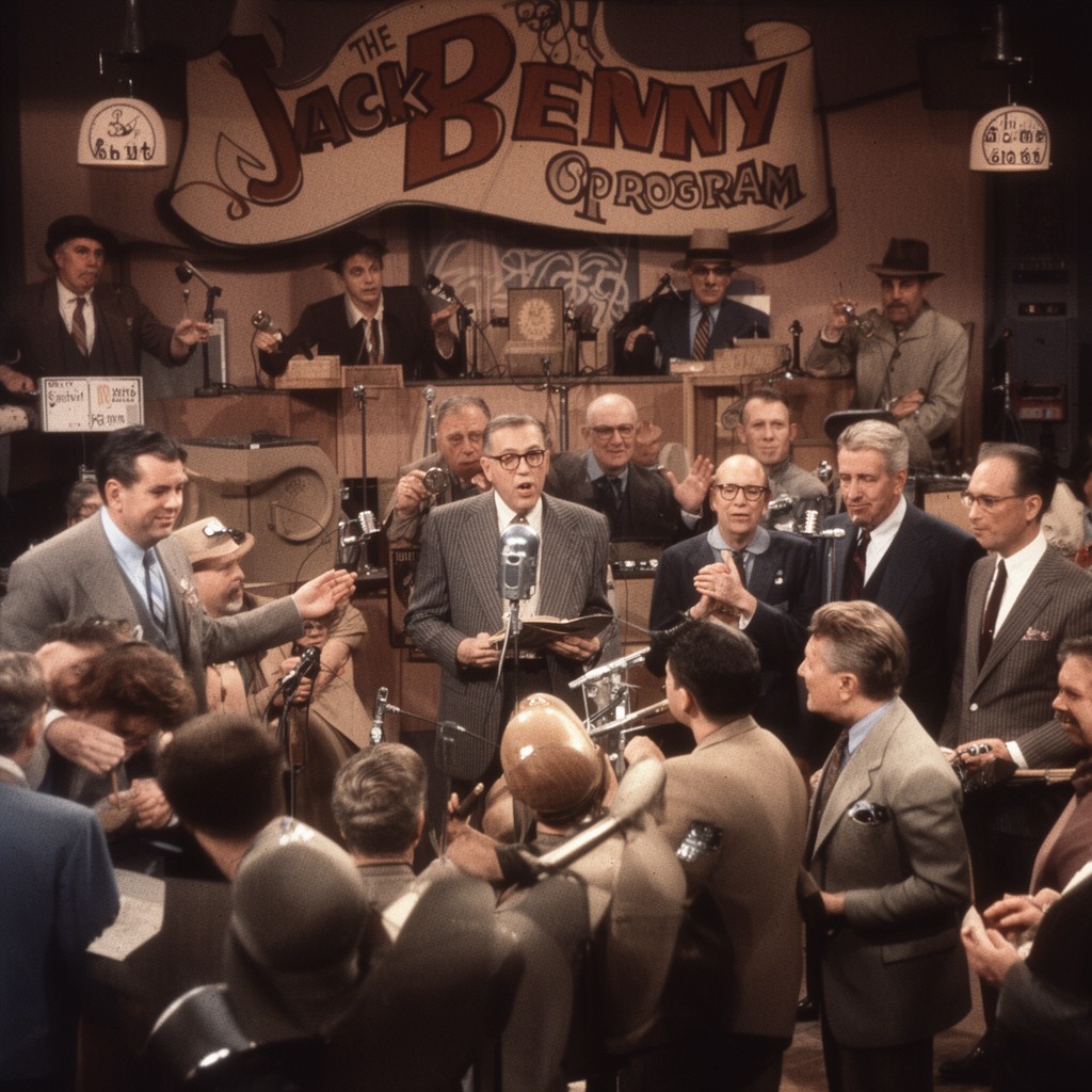 AI-generated illustration of The Jack Benny Program