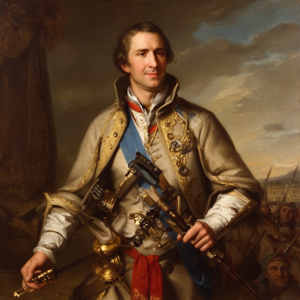 AI-generated illustration of Marshal Catinat