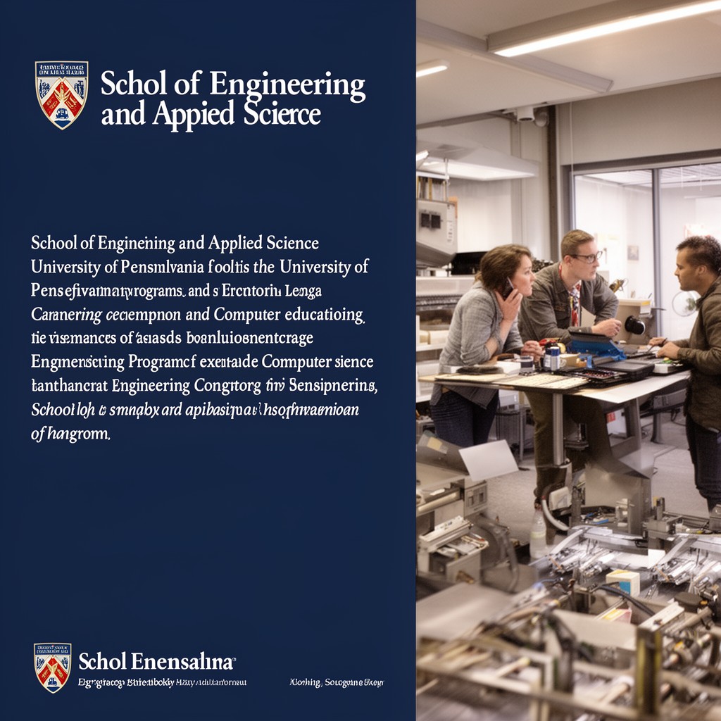 AI-generated illustration of School of Engineering and Applied Science, University of Pennsylvania