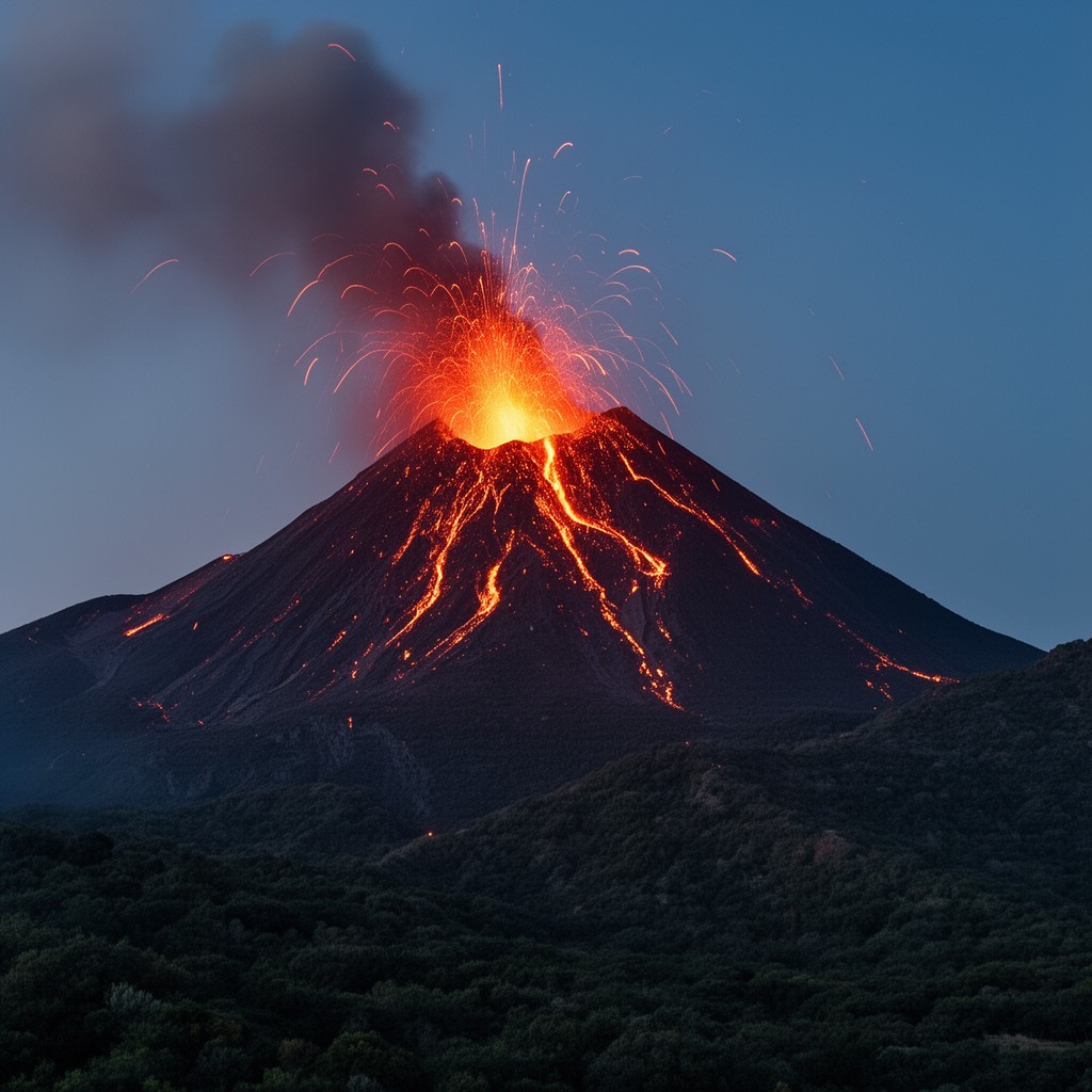 AI-generated illustration of Stromboli
