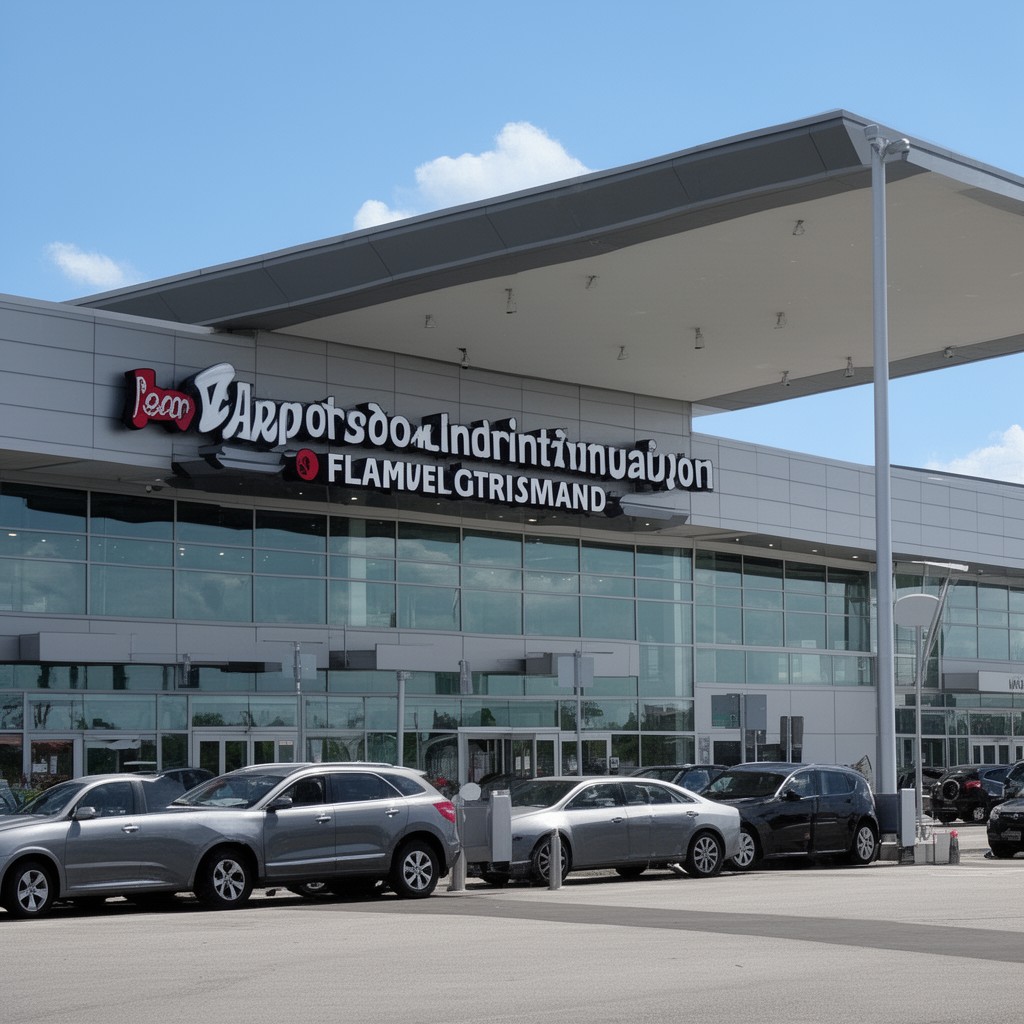 AI-generated illustration of Raleigh–Durham International Airport