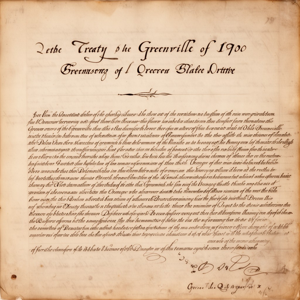 AI-generated illustration of Treaty of Greenville