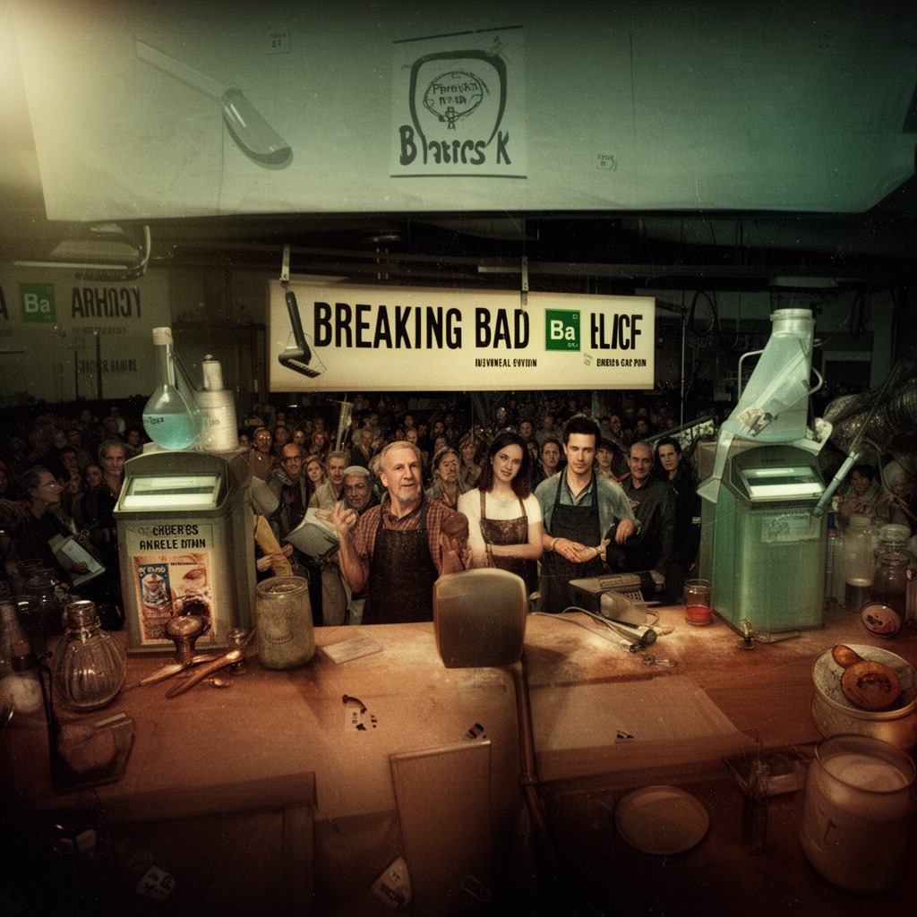 AI-generated illustration of Breaking Bad