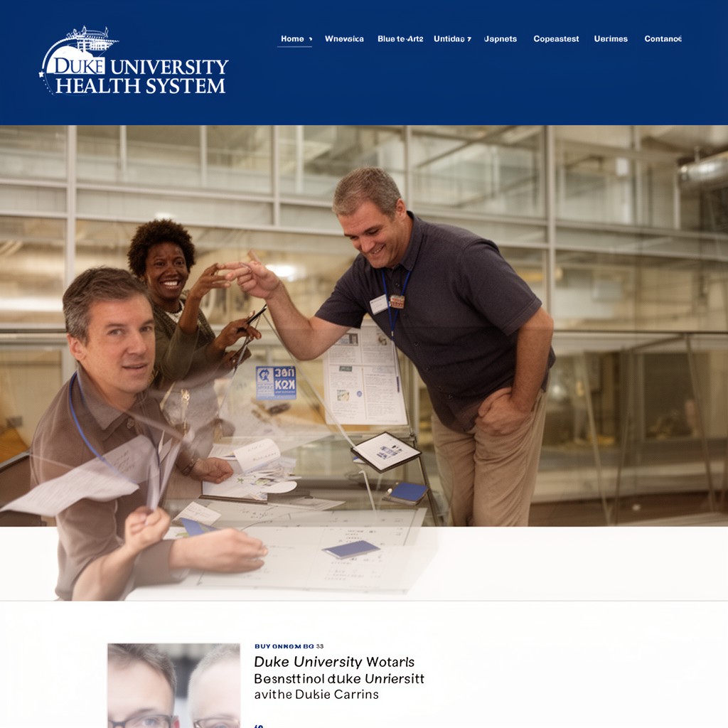 AI-generated illustration of Duke University Health System