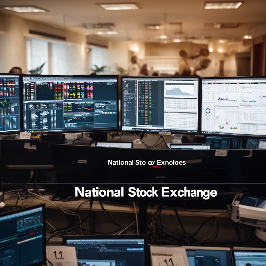 AI-generated illustration of National Stock Exchange of India