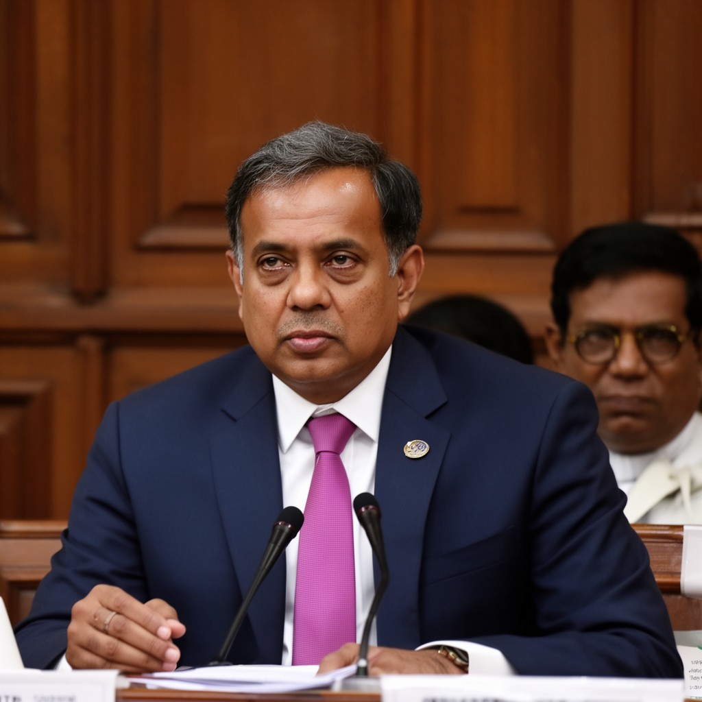 AI-generated illustration of Deputy Chairman of Rajya Sabha