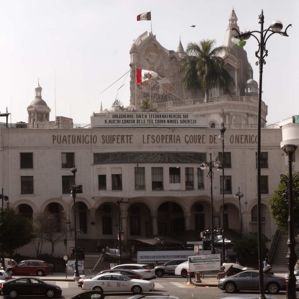 AI-generated illustration of Judicial Branch of Mexico