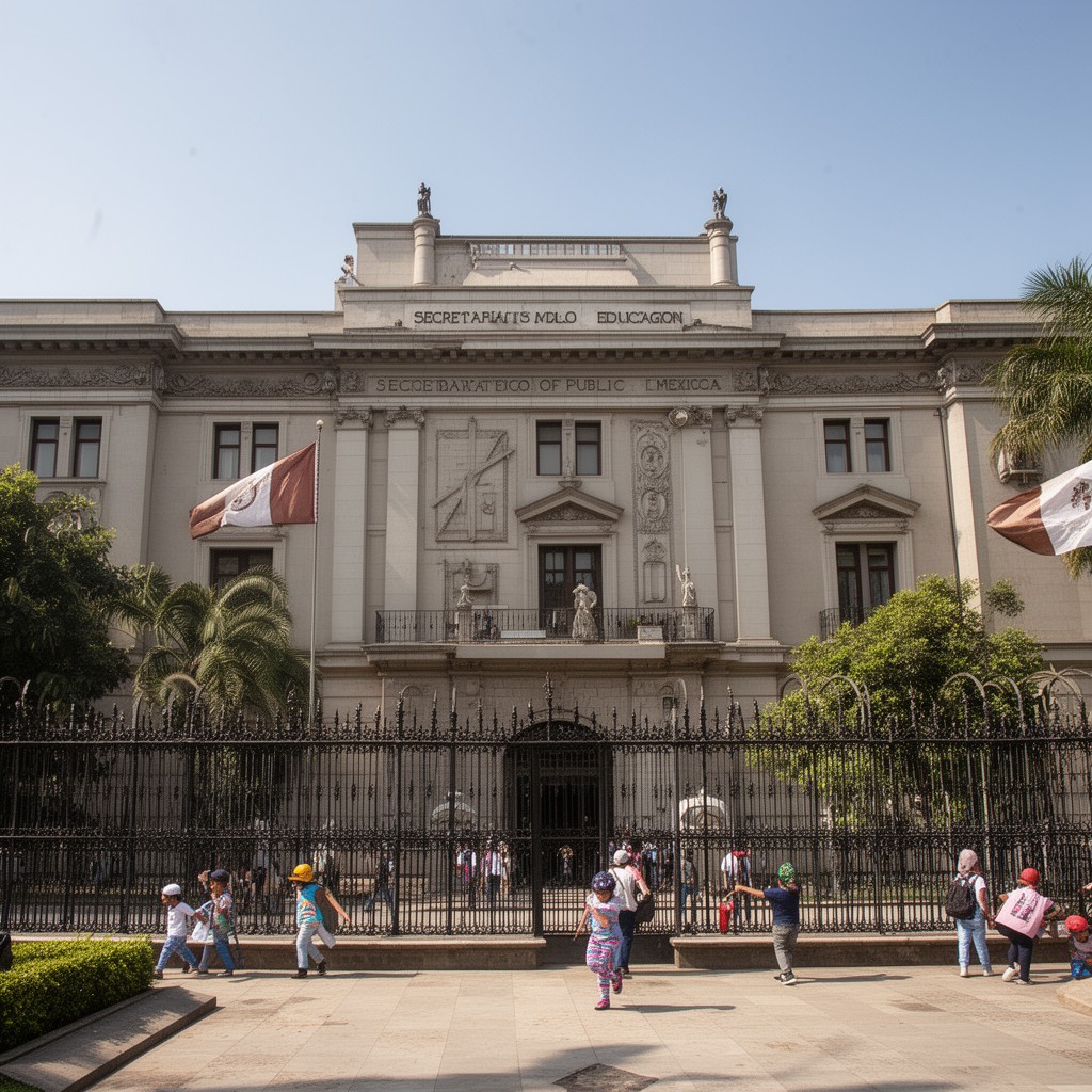 AI-generated illustration of Secretariat of Public Education (Mexico)