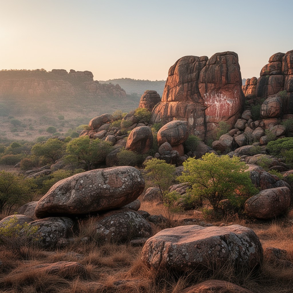 AI-generated illustration of Matobo National Park