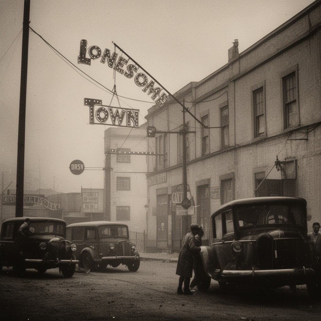 AI-generated illustration of Lonesome Town