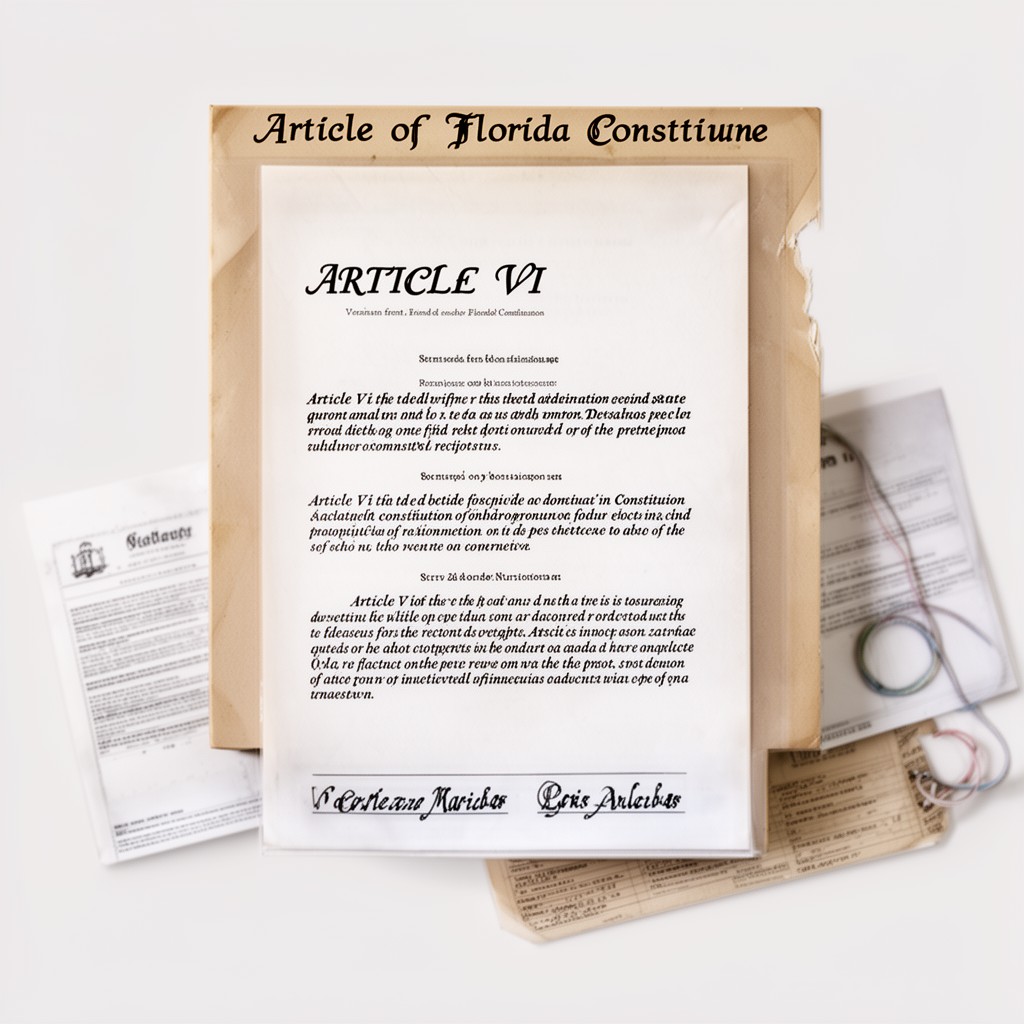 AI-generated illustration of Article VI