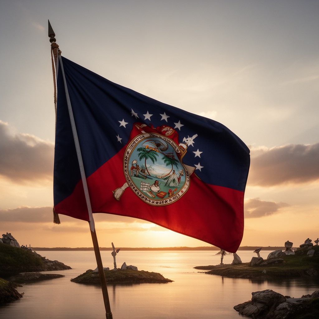 AI-generated illustration of Flag of the Governor of Florida