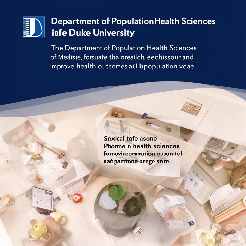 AI-generated illustration of Department of Population Health Sciences, Duke University