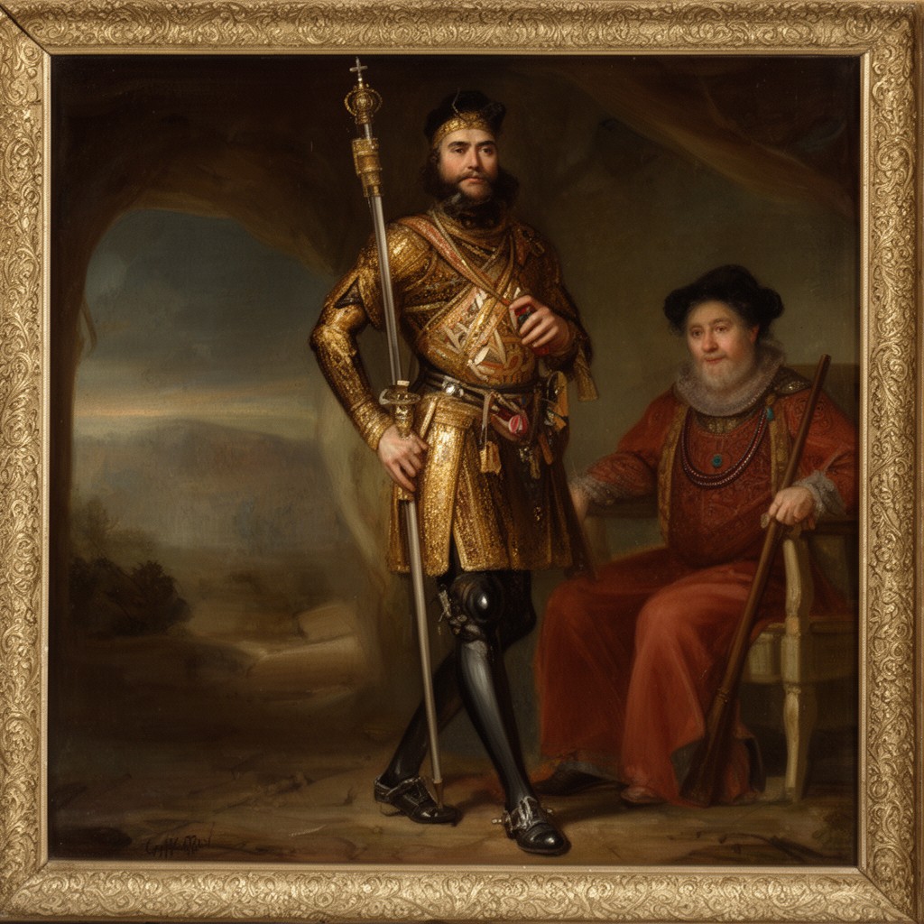 AI-generated illustration of His Imperial Majesty