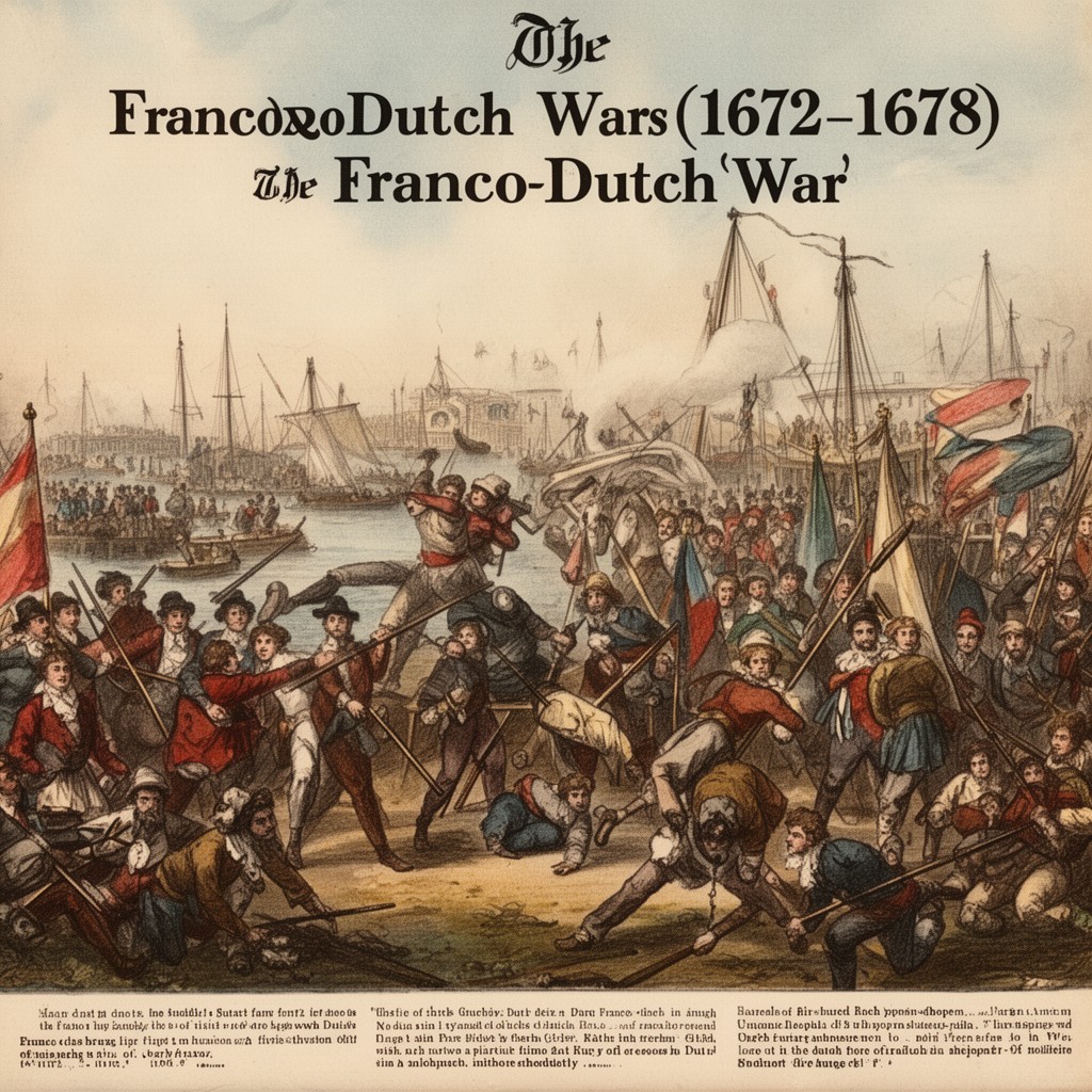 AI-generated illustration of Franco-Dutch War