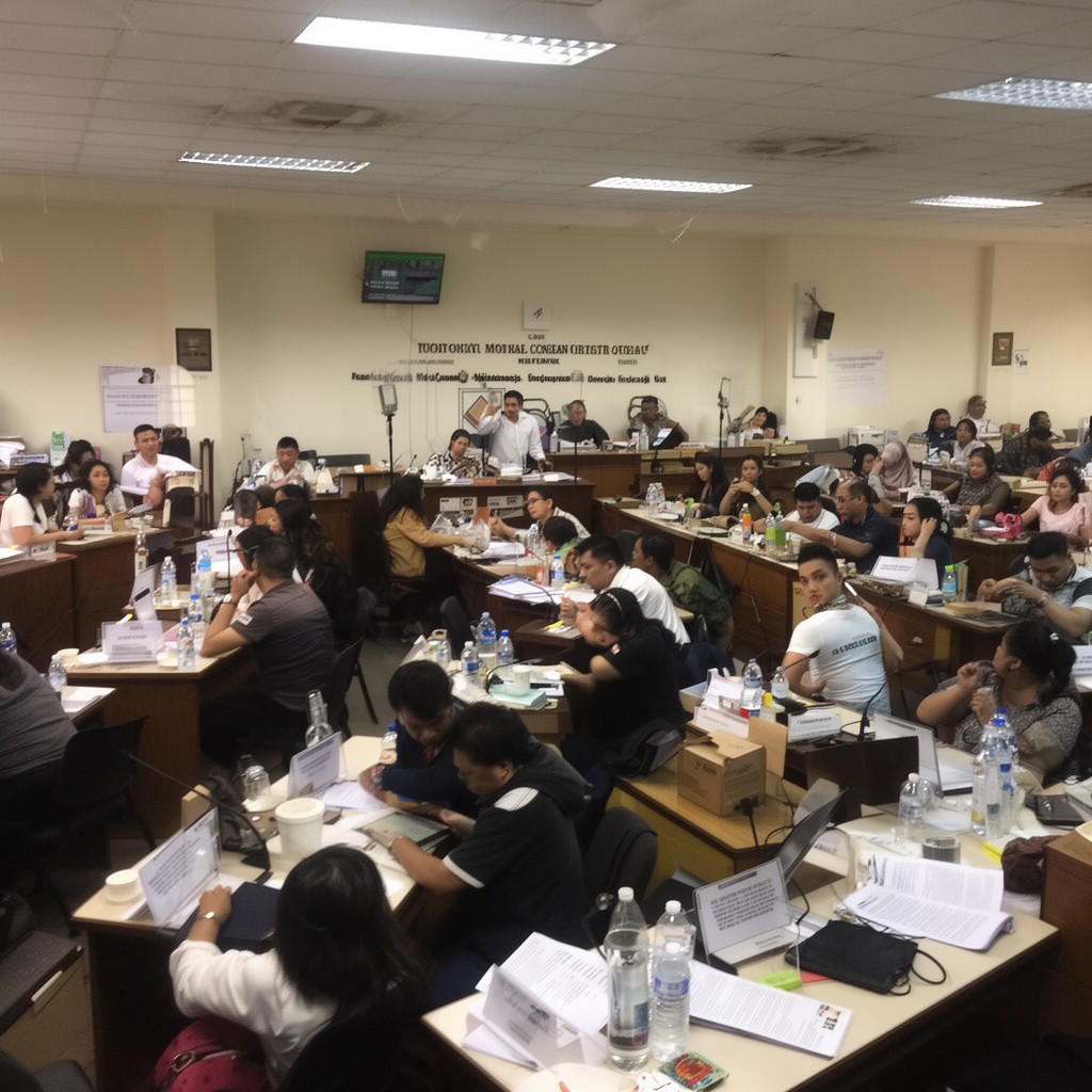 AI-generated illustration of Quezon City Council
