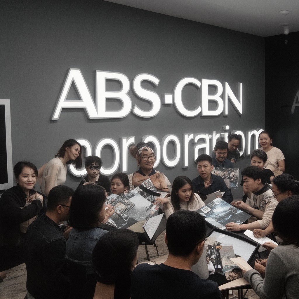 AI-generated illustration of ABS-CBN Corporation