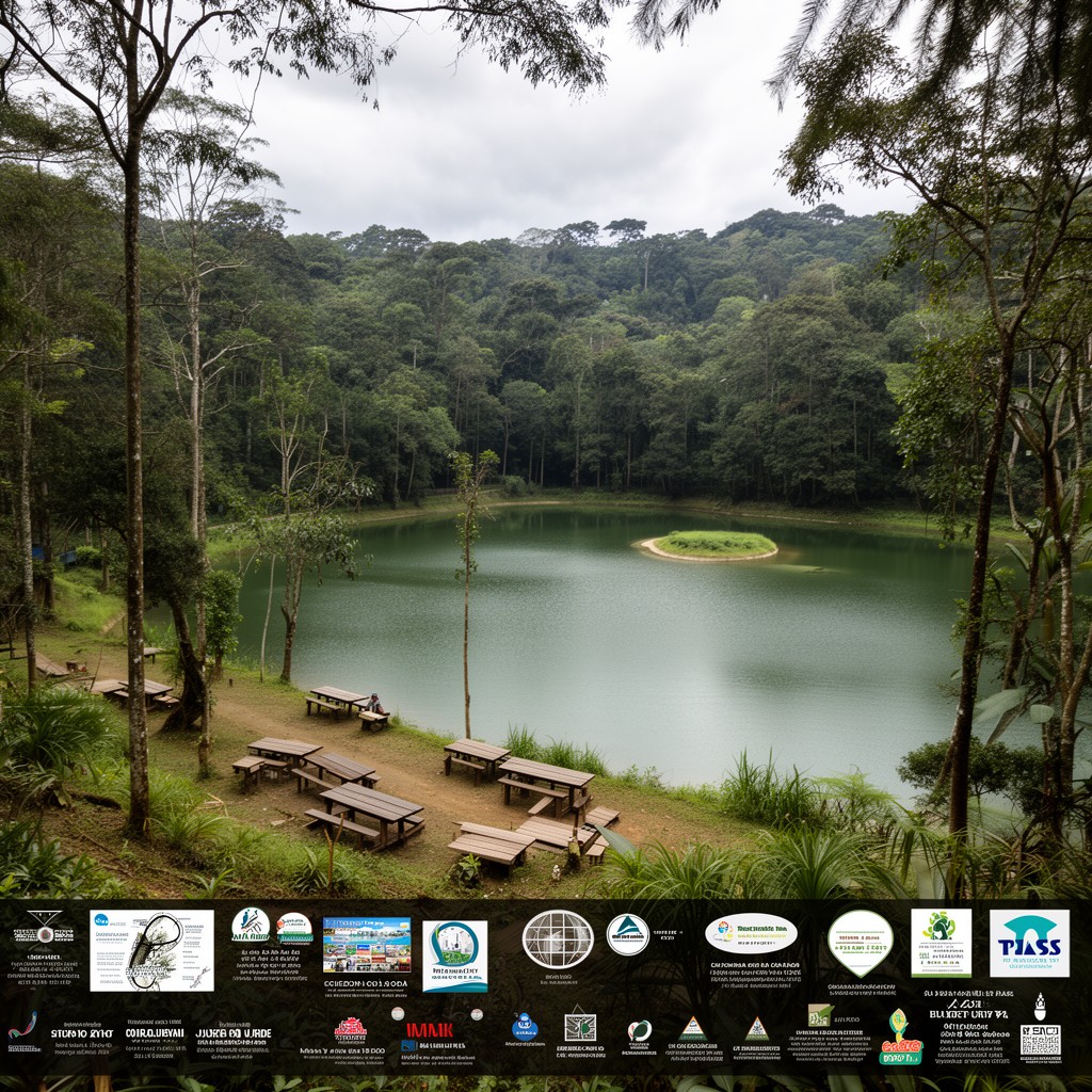 AI-generated illustration of La Mesa Eco Park