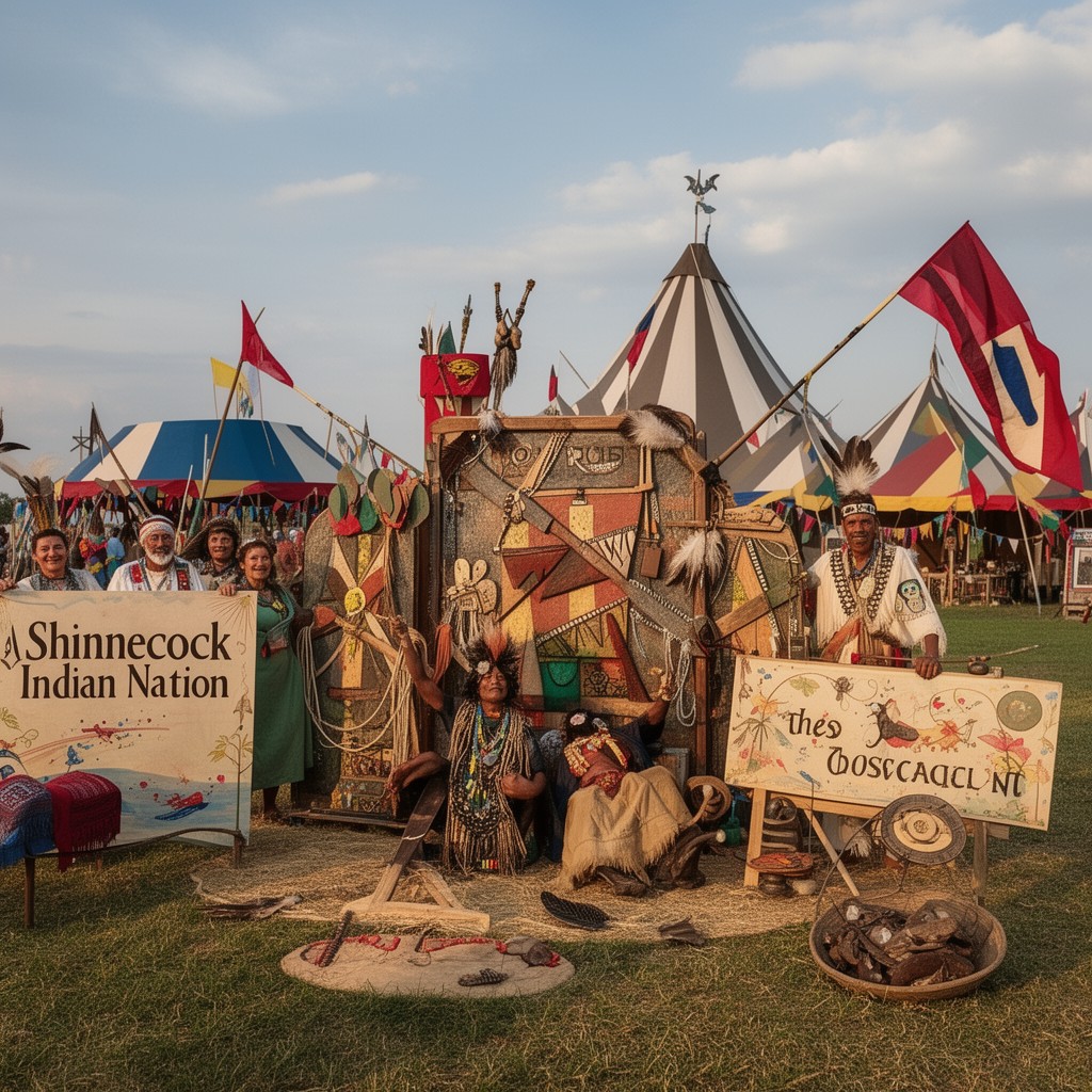 AI-generated illustration of Shinnecock Indian Nation