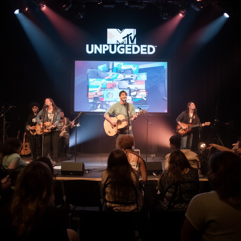AI-generated illustration of MTV Unplugged