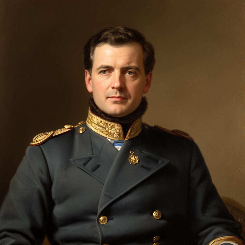 AI-generated illustration of Albert J. Myer