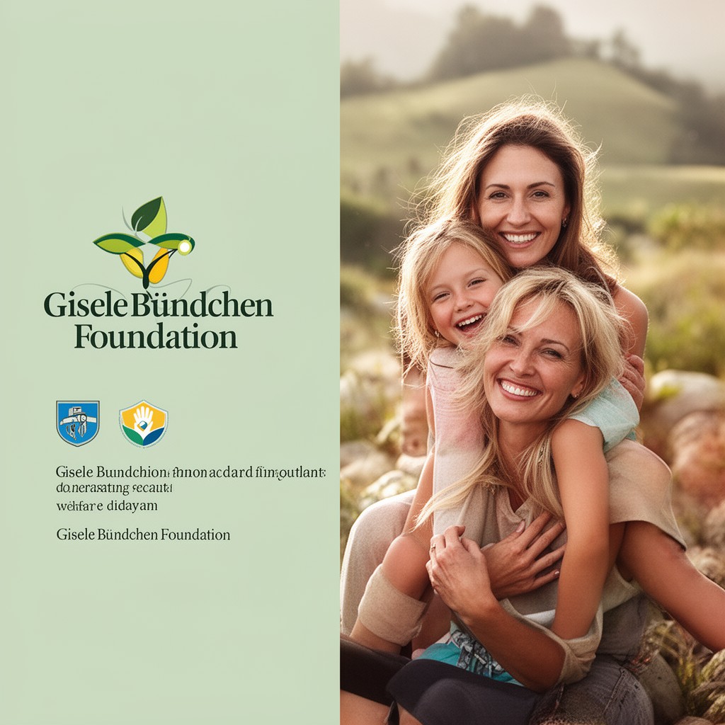 AI-generated illustration of Gisele Bündchen Foundation