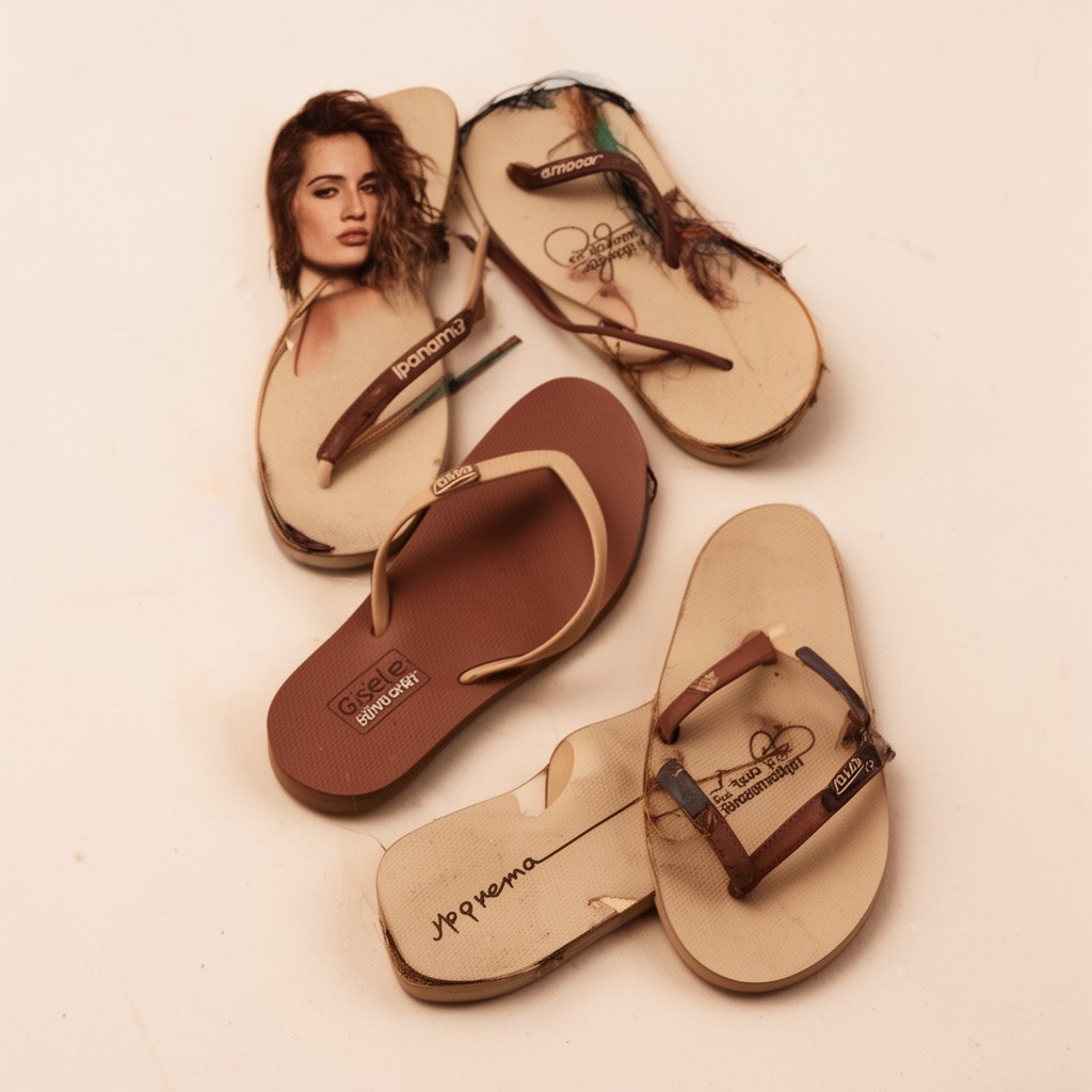 AI-generated illustration of Ipanema Gisele Bündchen sandals
