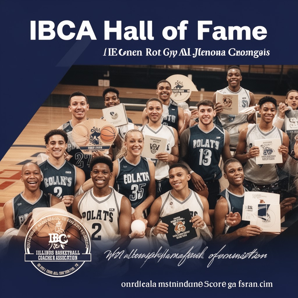AI-generated illustration of IBCA Hall of Fame (players)
