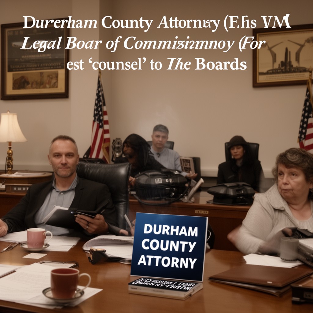 AI-generated illustration of Durham County Attorney (for legal counsel to the board)