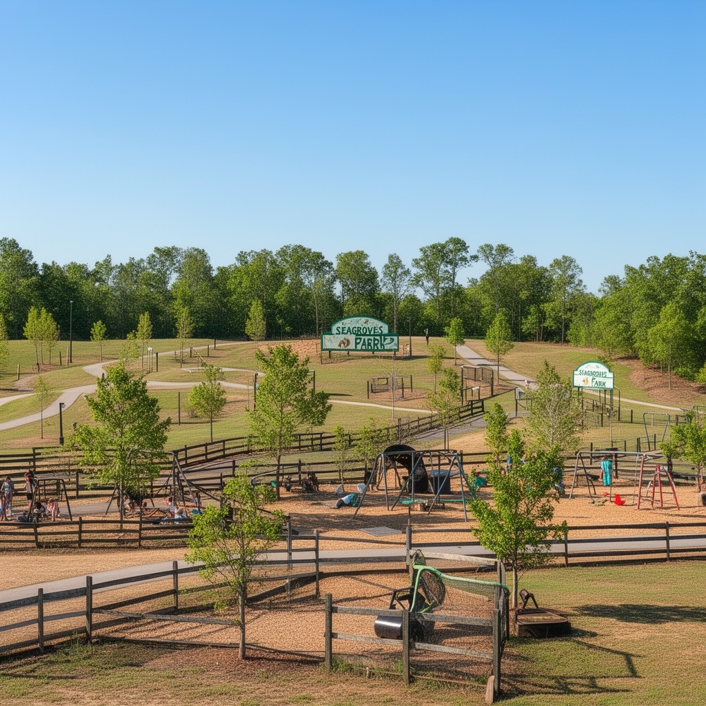 AI-generated illustration of Seagroves Farm Park