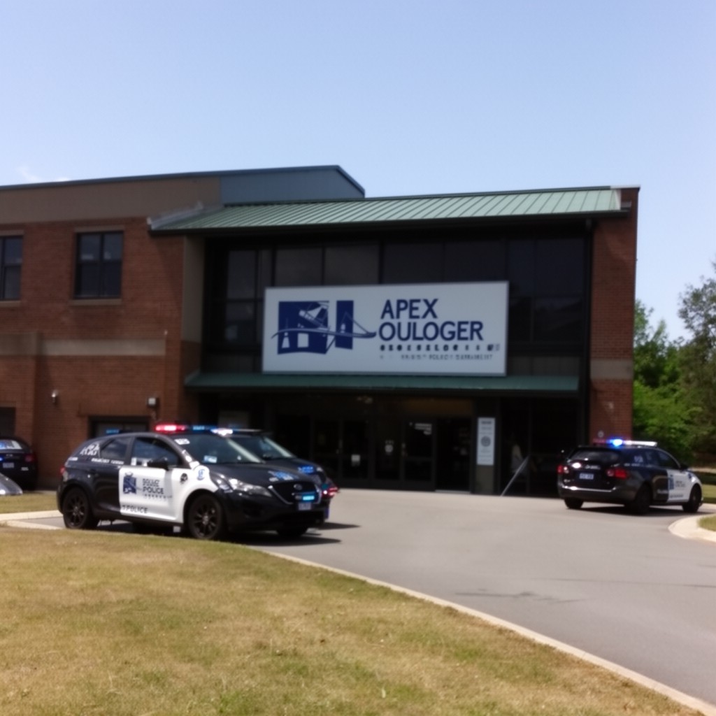 AI-generated illustration of Apex Police Department