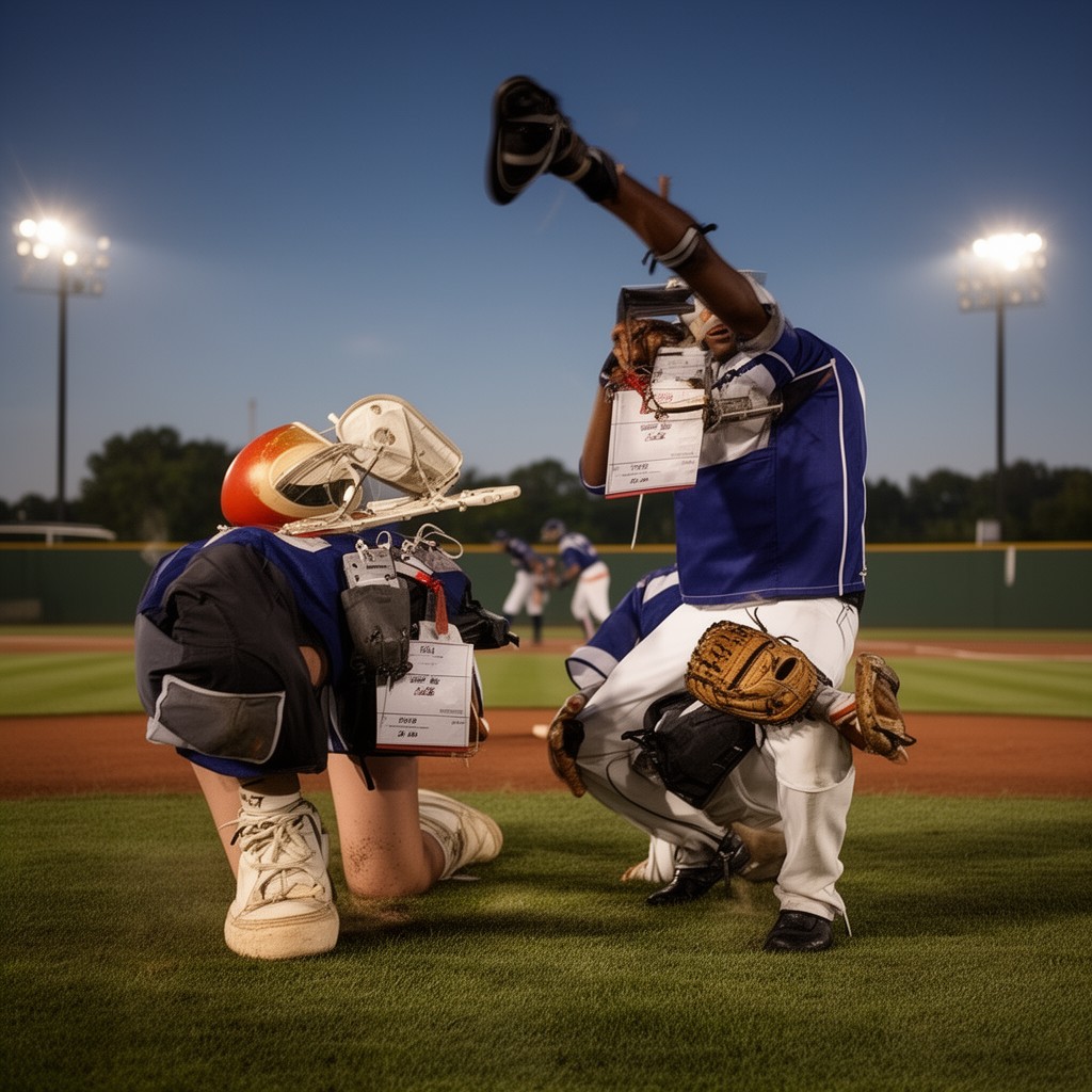 AI-generated illustration of Carolina League