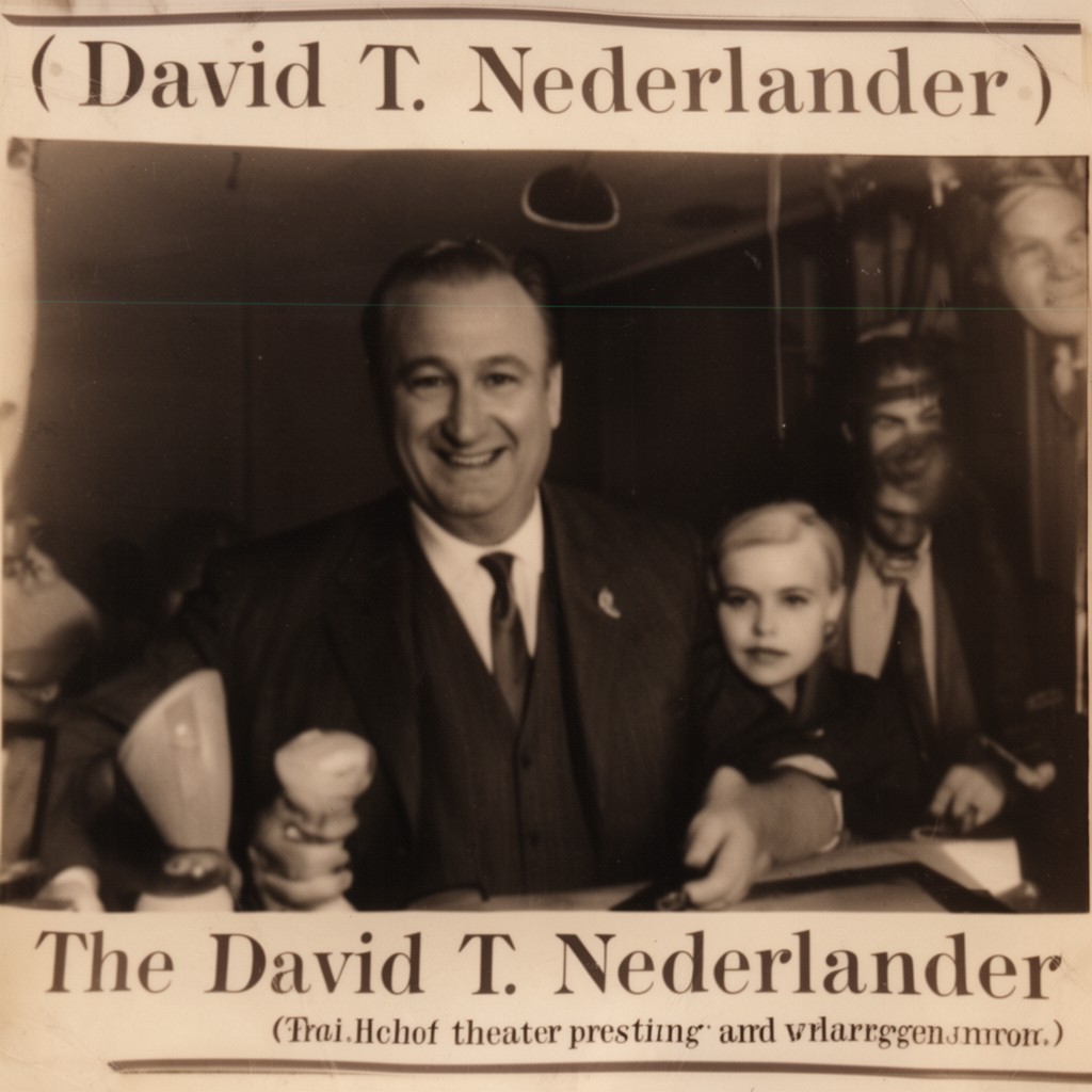AI-generated illustration of David T. Nederlander