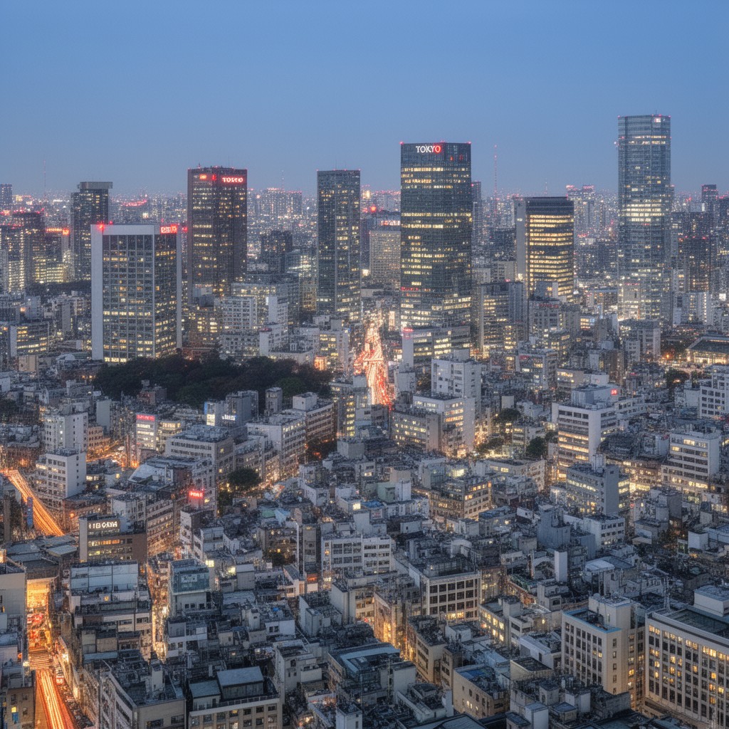 AI-generated illustration of Tokyo