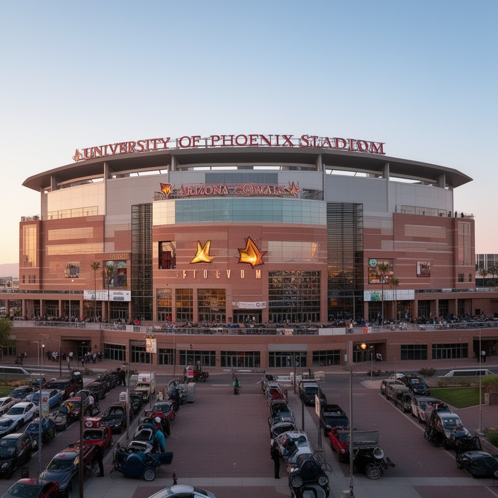 AI-generated illustration of University of Phoenix Stadium