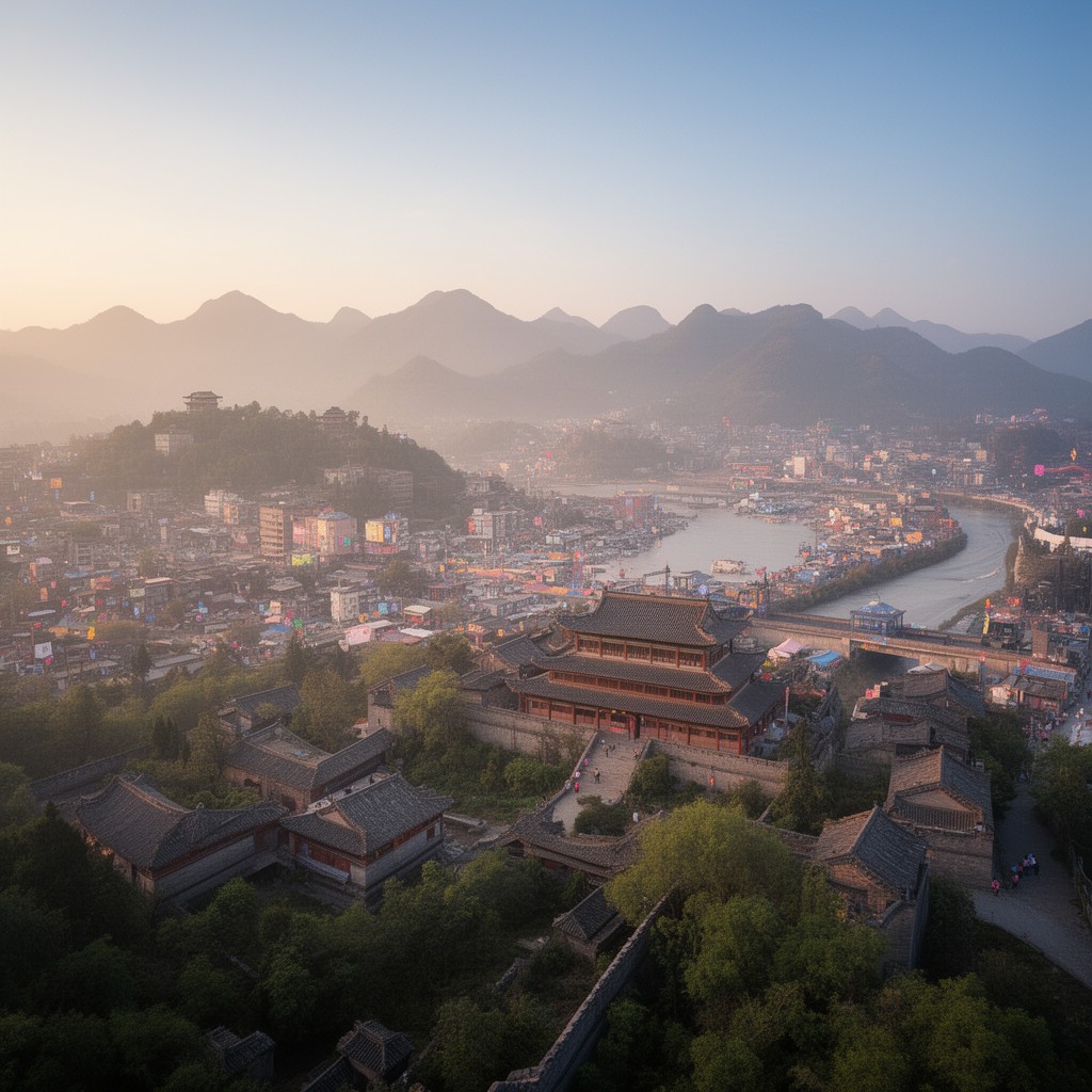 AI-generated illustration of China