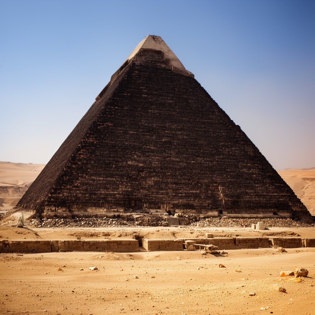 AI-generated illustration of Black Pyramid