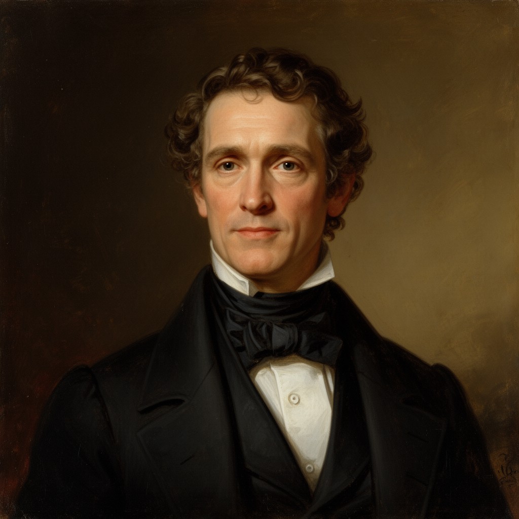 AI-generated illustration of Richard Mentor Johnson